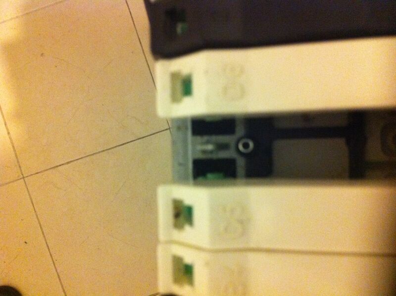 Keys close-up — the green plastic holders